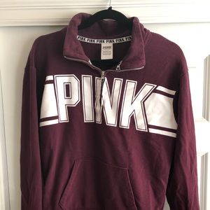 Victoria’s Secret Pink Quarter Zip Sweatshirt